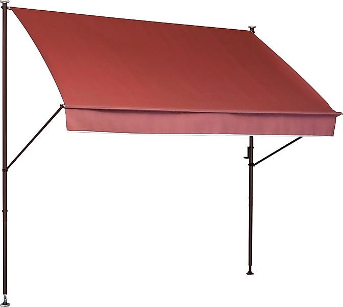 Angerer Freizeitmöbel Klemmmarkise "Style", BxH: 400 x 225-275 cm, Ausfall günstig online kaufen
