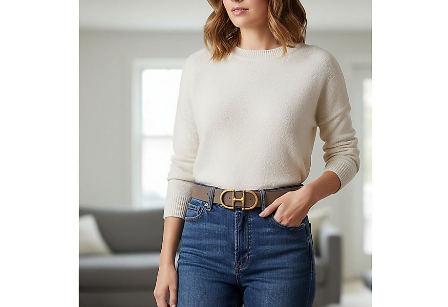 FRONHOFER Hüftgürtel 19093 (1-St) ca. 4 cm breiter Rindledergürtel, elegant günstig online kaufen