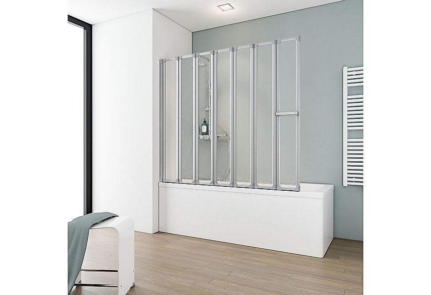 Schulte Badewannenfaltwand Komfort, Kunstglas, (7 tlg), 159x140 cm, mit Han günstig online kaufen