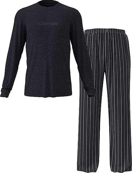 Calvin Klein Underwear Schlafanzug LS TEE PANT SET Mit elastischem Bund günstig online kaufen