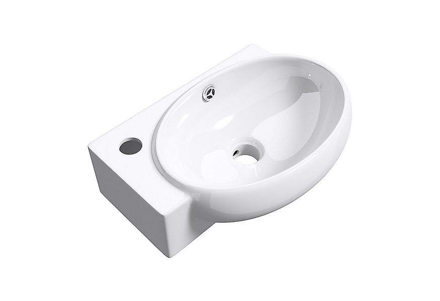 doporro Waschbecken Aufsatzwaschbecken keramik Hängewaschbecken Badezimmer günstig online kaufen