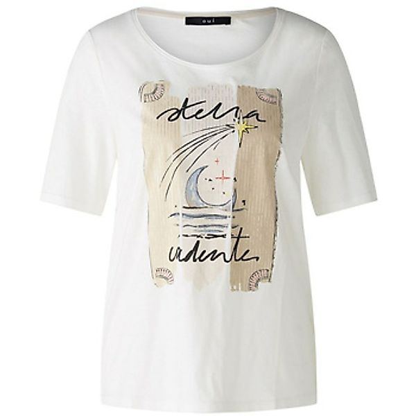 Oui  T-Shirt Rundhals T-Shirt für Damen günstig online kaufen