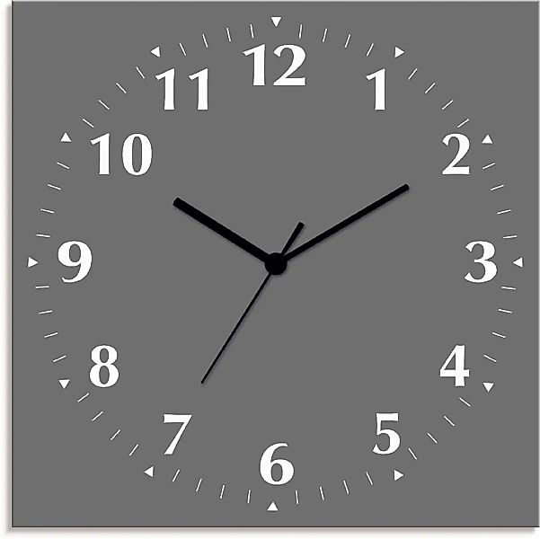 Artland Wanduhr »Uni Trendfarben« wahlweise mit Quarz- oder Funkuhrwerk, la günstig online kaufen