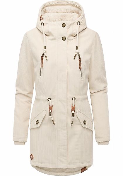 Ragwear Kurzmantel "Ellsie Cordy YOUMODO", Warmer Winterparka Kordmantel mi günstig online kaufen