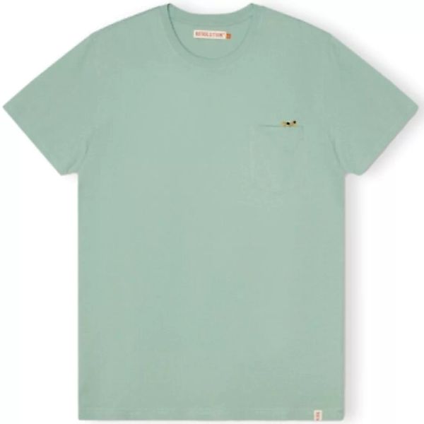 Revolution  T-Shirts & Poloshirts T-Shirt Regular 1365 SLE - Blue günstig online kaufen