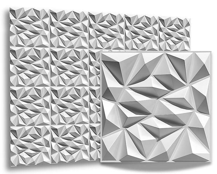 IKHEMalarka 3D Wandpaneel 3D Paneele PVC günstig online kaufen