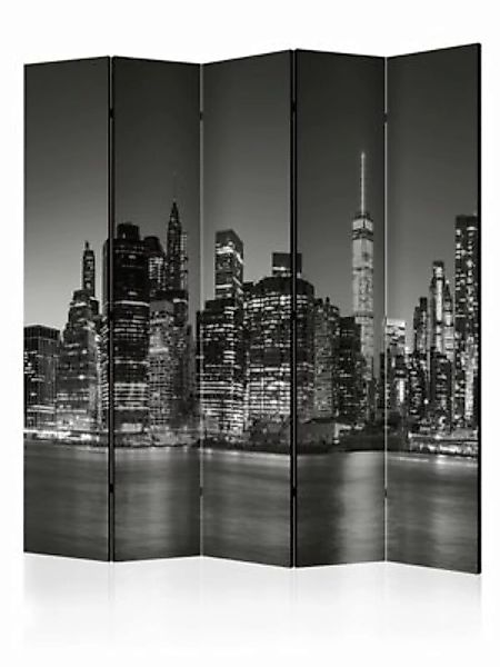 artgeist Paravent New York Nights II [Room Dividers] schwarz/weiß Gr. 225 x günstig online kaufen