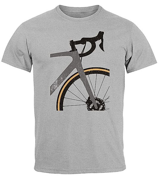 Neverless Print-Shirt Herren T-Shirt Fahrrad Bike Radfahrer Sommer Outdoor günstig online kaufen