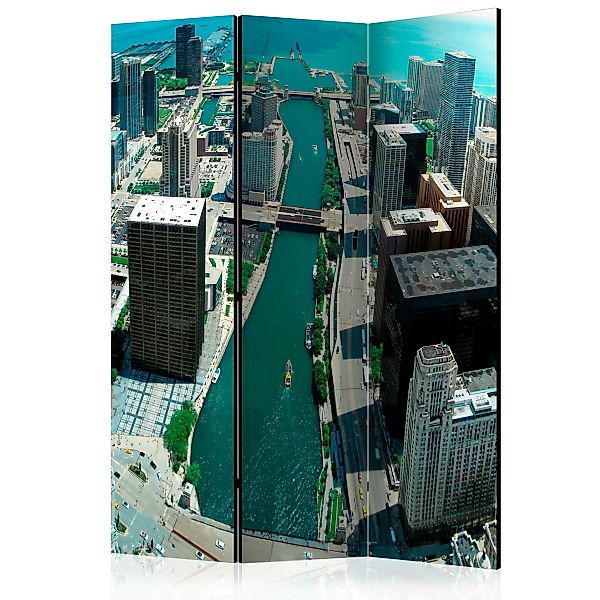3-teiliges Paravent - Urban Architecture Of Chicago [room Dividers] günstig online kaufen