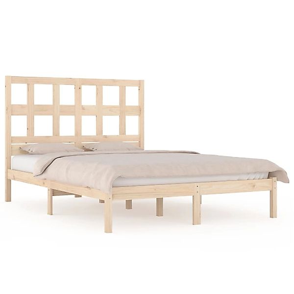 Vidaxl Massivholzbett Kiefer 200x200 Cm günstig online kaufen