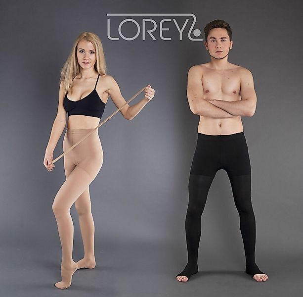 Lorey Medtec Stützstrumpfhose Kompressionsstrumpfhose AT, Klasse 3, offene günstig online kaufen