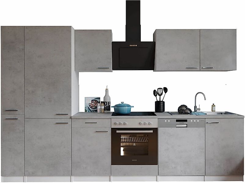 MESANA Küchenzeile "Malia", Breite 310 cm, 85 cm Arbeitshöhe, in exklusiver günstig online kaufen