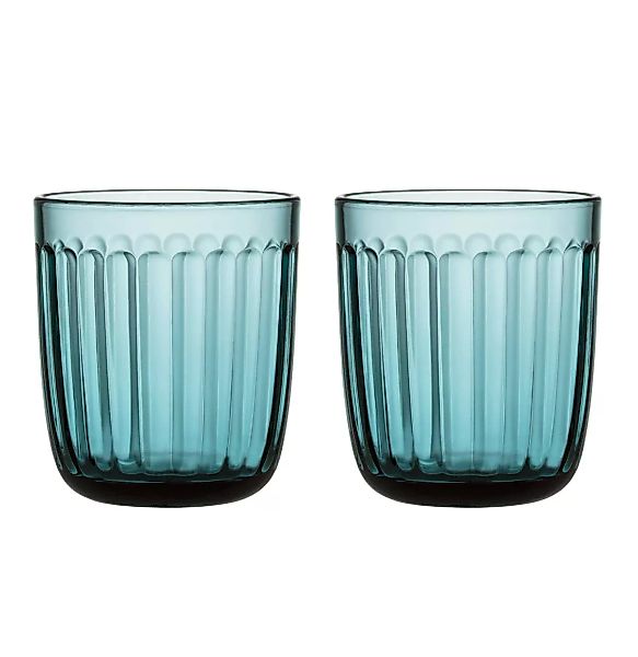 iittala - Raami Trinkglas 2er Set 26cl - seeblau/transparent/Ø 9,1cm günstig online kaufen