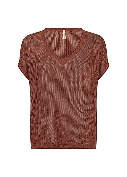 soyaconcept Strickpullover - Kurzarmshirt im Stricklook günstig online kaufen