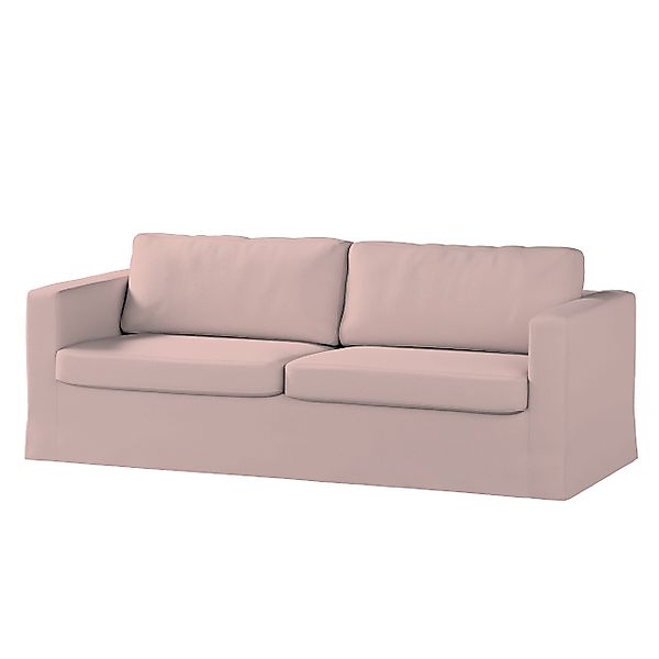 Bezug für Karlstad 3-Sitzer Sofa nicht ausklappbar, lang, rosa, Bezug für S günstig online kaufen