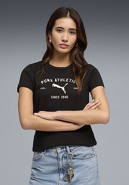 PUMA T-Shirt CLASS GRAPHIC TEE Regular Fit, Kurzarm, Rundhalsausschnitt günstig online kaufen