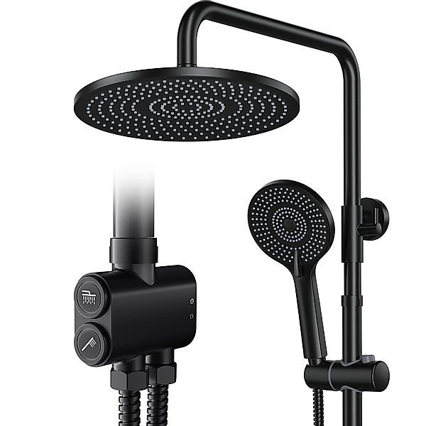 Rainsworth Duschsystem mit Armatur, mit Ablage, 25 X 25 cm Rund Regendusche günstig online kaufen