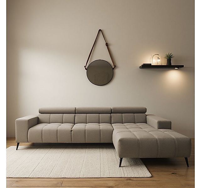 DOMO collection Ecksofa Trento L-Form, mit Kufenfuß oder Einzelfuß, wahlwei günstig online kaufen