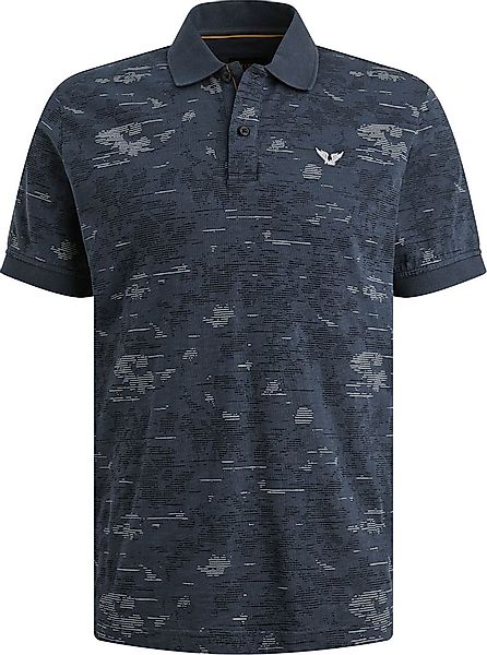 PME Legend Poloshirt Slub Jersey Navy - Größe XXL günstig online kaufen
