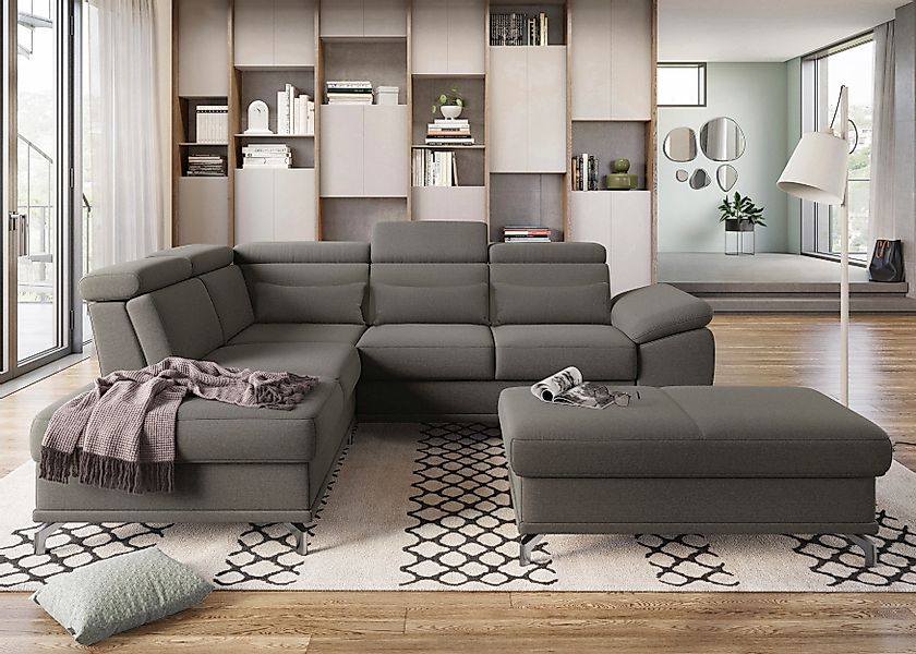 sit&more Ecksofa Cabrio L-Form, mit Sitztiefenverstellung, günstig online kaufen