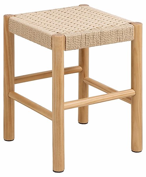 ACTONA GROUP Stuhl "Alvin, Hocker", Hocker, off-white Papiergeflecht, mit g günstig online kaufen