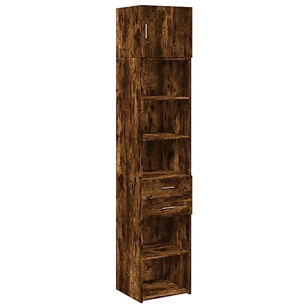vidaXL Hochschrank Schmal Räuchereiche 45x42,5x225 cm Holzwerkstoff 3281298 günstig online kaufen
