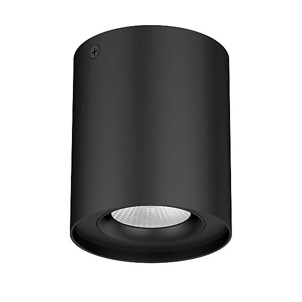 EVN Kardanus LED-Deckenleuchte Ø 9 cm, schwarz günstig online kaufen