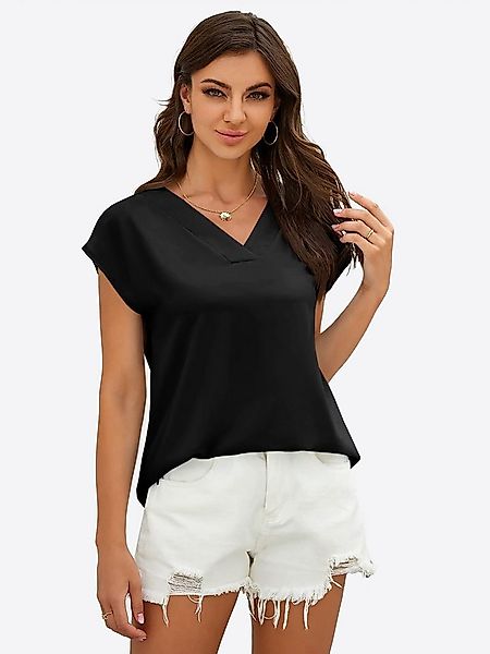 Imily Bela T-Shirt Damen mit V-Ausschnitt (Packung, 1-tlg., 1per-Pack) in U günstig online kaufen