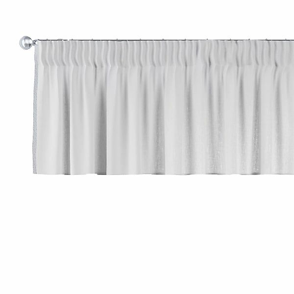 Kurzgardine mit Kräuselband, altweiß, 130 x 40 cm, Leinen (159-06) günstig online kaufen