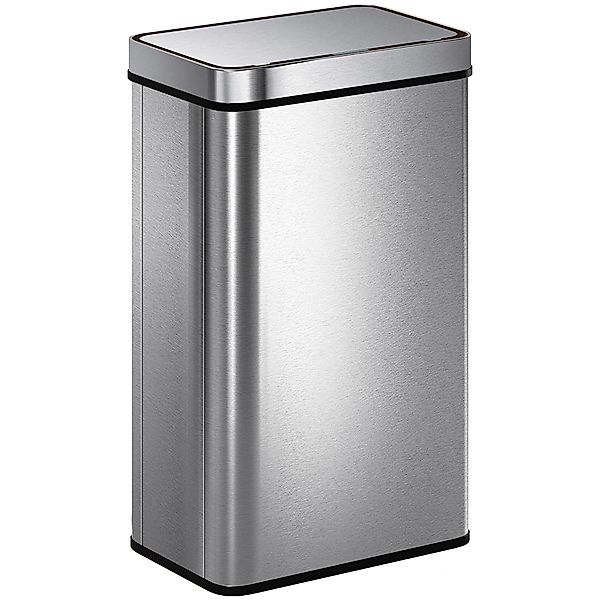 HOMCOM Mülleimer mit Sensor 60L Edelstahl Leiser Automatischer Abfalleimer günstig online kaufen