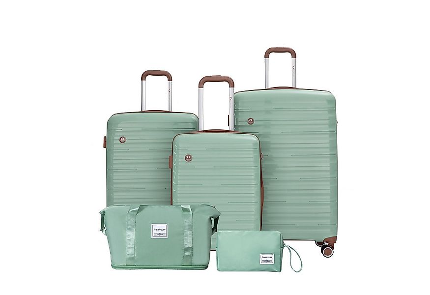 Travelhouse Trolleyset Ascona, 4 Rollen, (Spar-Set, 5 tlg., Hartschalen Tro günstig online kaufen