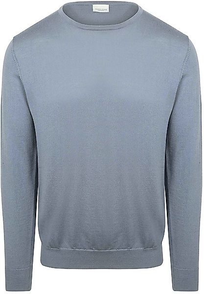 Profuomo Pullover Merinowolle Blau - Größe L günstig online kaufen
