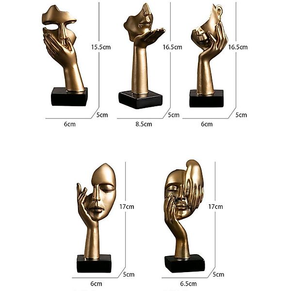 Coonoor Skulptur Akzentkunst Frau Gesicht Statue günstig online kaufen