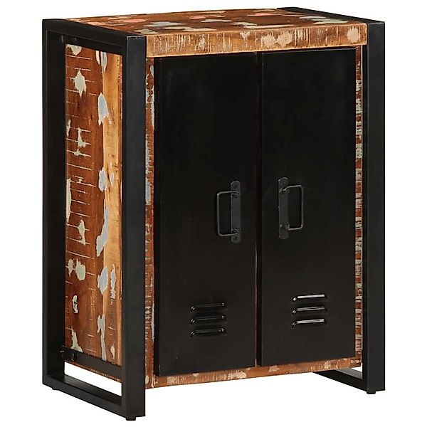 vidaXL Sideboard Mehrfarbig 55x35x70 cm Altholz Massiv 4013574 günstig online kaufen