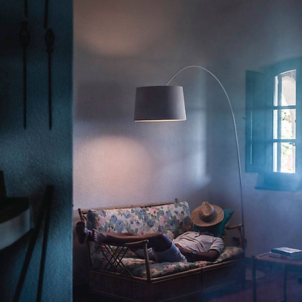 Foscarini Twiggy Wood LED-Stehleuchte greige günstig online kaufen
