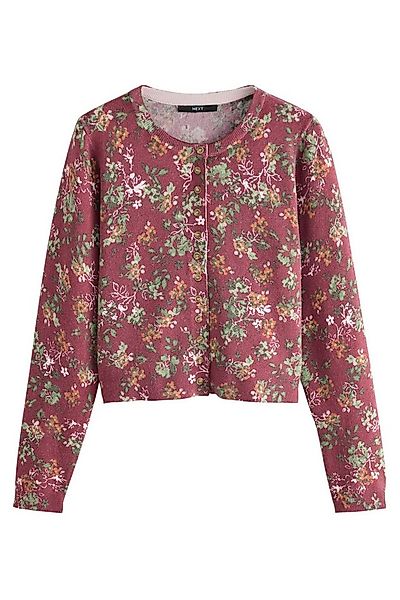 Next Strickjacke Superweiche Slim Fit Strickjacke mit Wollanteil (1-tlg) günstig online kaufen