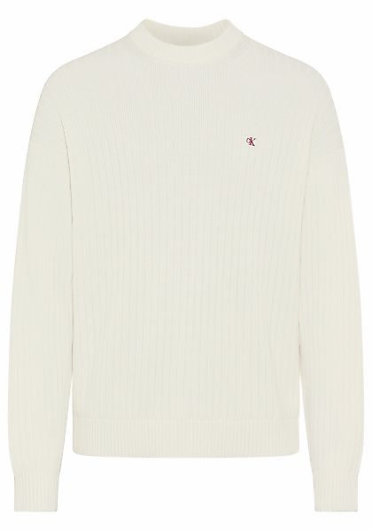 Calvin Klein Jeans Strickpullover Rundhalsausschnitt, Regular Fit günstig online kaufen