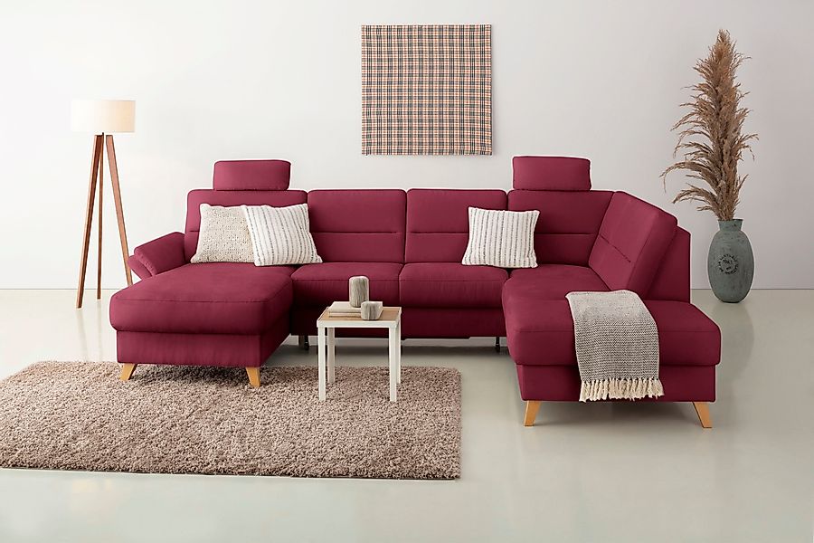 Home affaire Wohnlandschaft Westerland U-Form, Federkern, günstig online kaufen