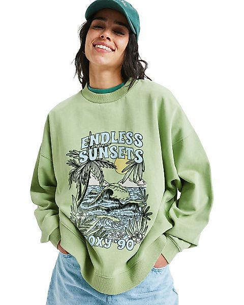 Roxy Fleecepullover "Lineup Oversized" günstig online kaufen