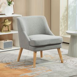 HOMCOM Relaxsessel mit Leinenoptik, Armlehne, Gepolstert günstig online kaufen