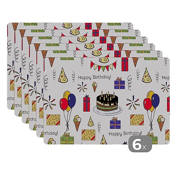 MuchoWow Platzset Design - Geburtstag - günstig online kaufen