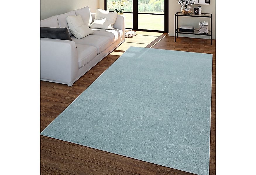 TT Home Teppich, Rechteckig, Höhe: 12 mm, Wohnzimmer Teppich Kurflor Unifar günstig online kaufen