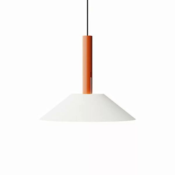 Pendelleuchte Hook Small metall orange / Ø 50 x H 42,4 cm - NINE - Orange günstig online kaufen