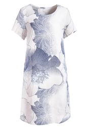 PEKIVESSA Sommerkleid Leinenkleid knielang mit kurzen günstig online kaufen