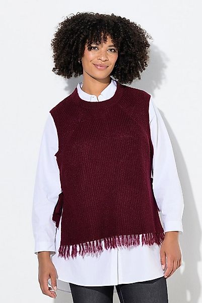 Angel of Style Pullunder Pullunder bequeme Passform seitlich mit Bindeband günstig online kaufen