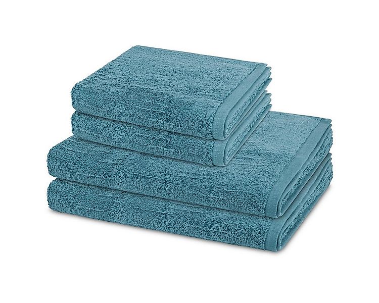 ROSS Handtuch Set Premium, Walkfrottee (Spar-Set, 4-St), 2 X Handtuch 2 X D günstig online kaufen