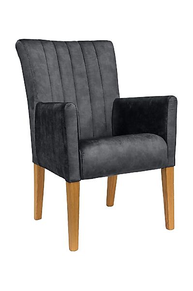 Home affaire Armlehnstuhl "King" () Esszimmerstuhl, Beingestell Massivholz günstig online kaufen