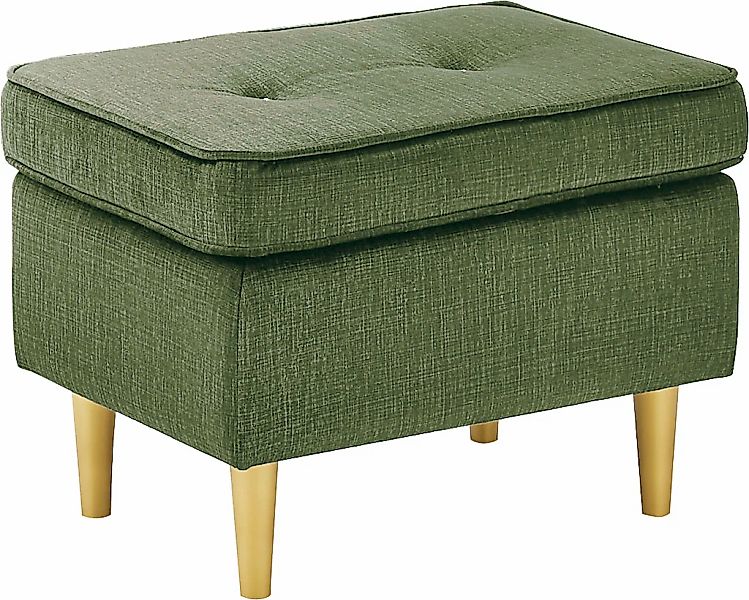 ED EXCITING DESIGN Hocker "Tom", mit Strasssteinen & goldenen Füßen günstig online kaufen