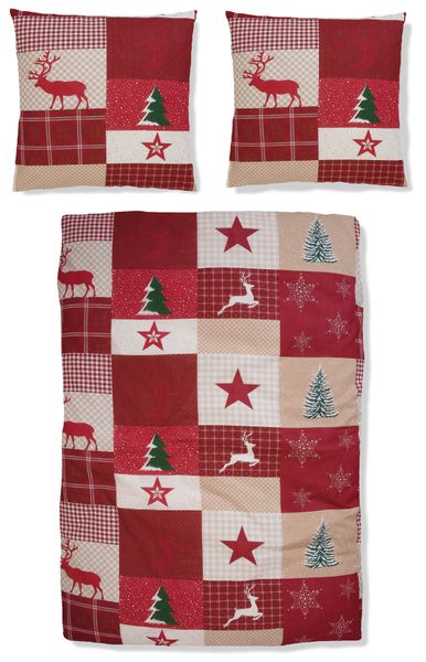 Home affaire Bettwäsche "Nicholas" 2 Stk. tlg. Weihnachtsbettwäsche, Winter günstig online kaufen