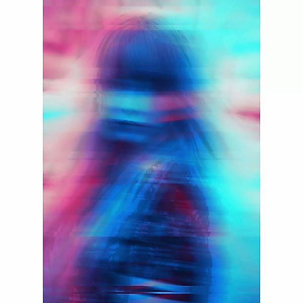 Komar Poster Neon Girl Girl B/L: ca. 50x70 cm günstig online kaufen